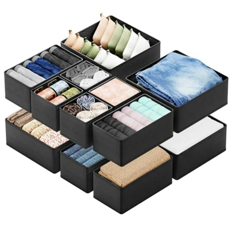 Baby Nursery Closet Organization - Drawer Organizer Clothes, Dresser Organizer Bins