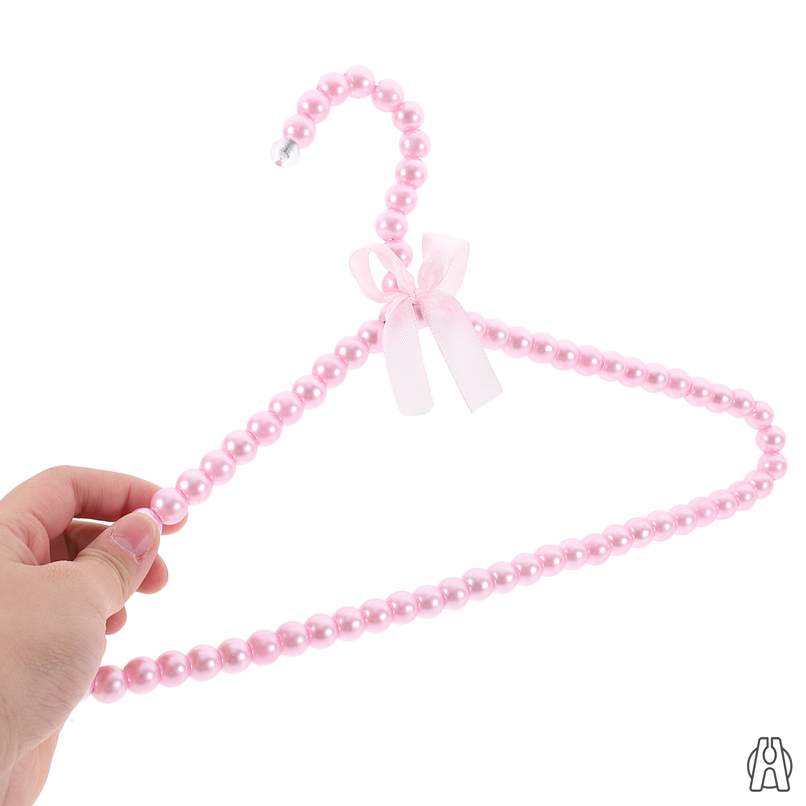 Baby Nursery Closet Organization - 2Pcs Pearl Beaded Mini Hangers Small