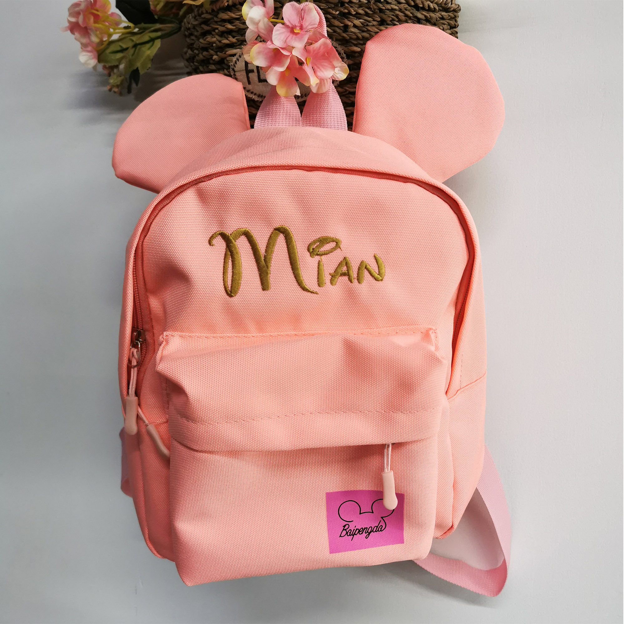 Baby Nursery Backpack - Custom Baby Traveling Bag Candy Color