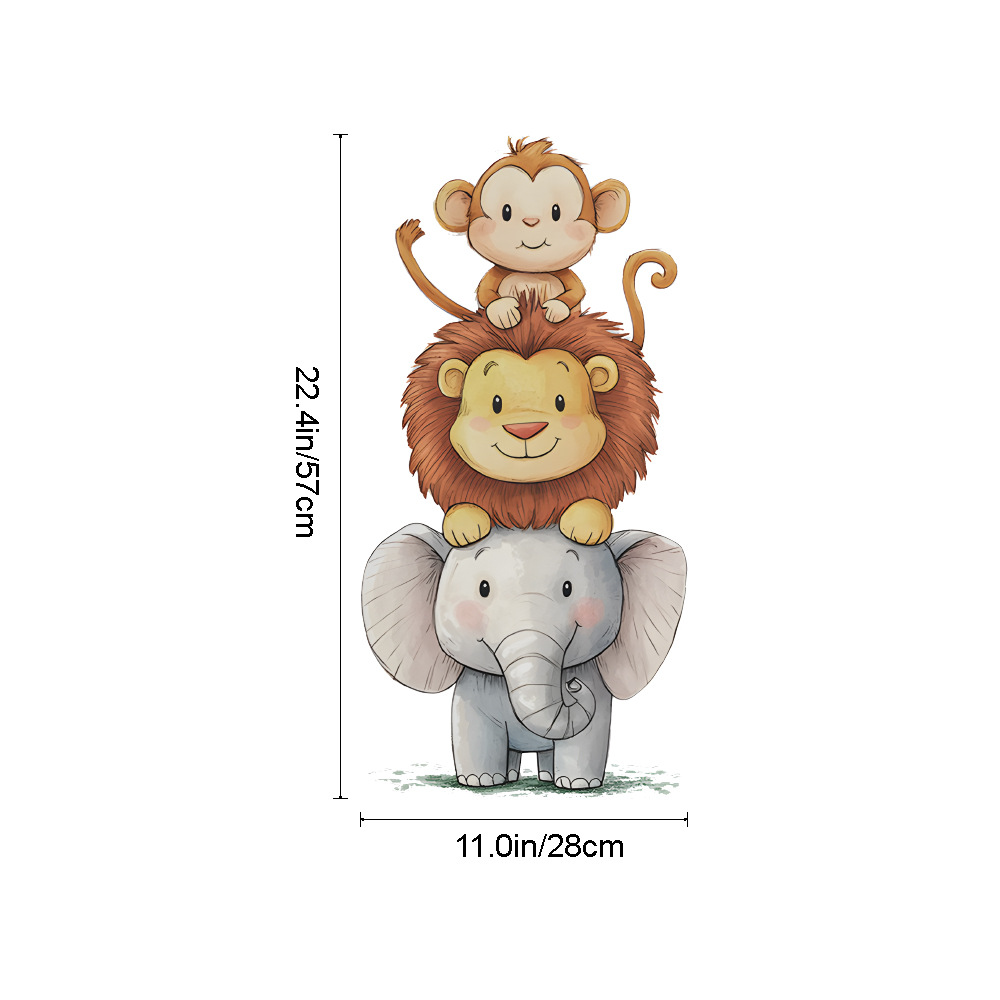 Cute Forest Animals Wall Stick - Baby Nursery Items incelemesi ve fiyatı