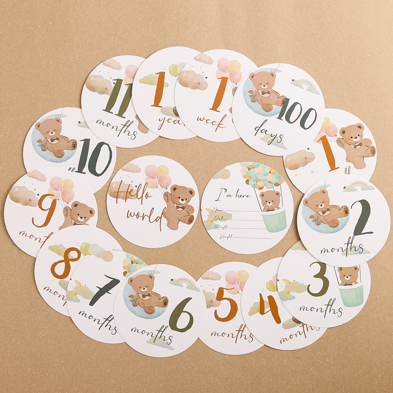 Baby Paper Milestone Number Mo - Milestone Card Set incelemesi ve fiyatı