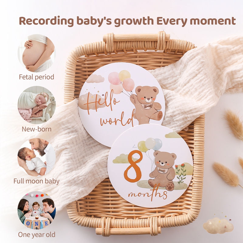 Baby Paper Milestone Number Mo - Milestone Card Set incelemesi ve fiyatı