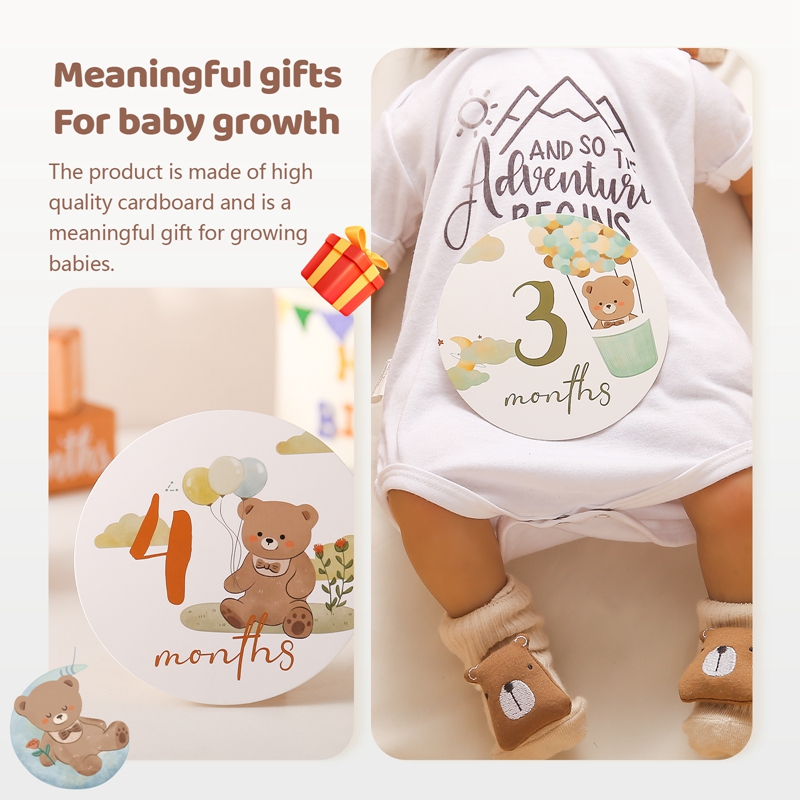 Baby Paper Milestone Number Mo - Milestone Card Set incelemesi ve fiyatı