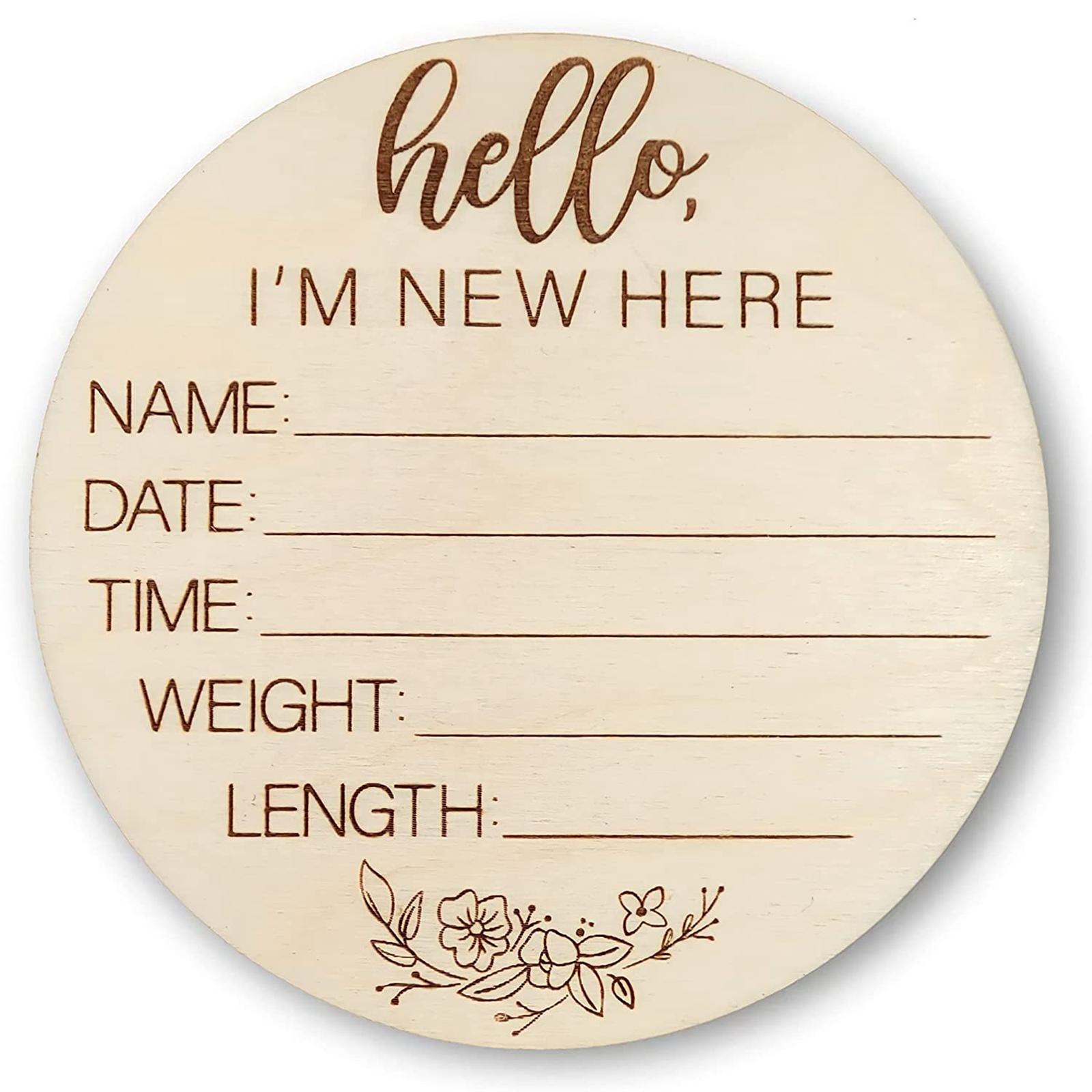 Set of 18 Wooden Baby Mileston - Milestone Card Set incelemesi ve fiyatı