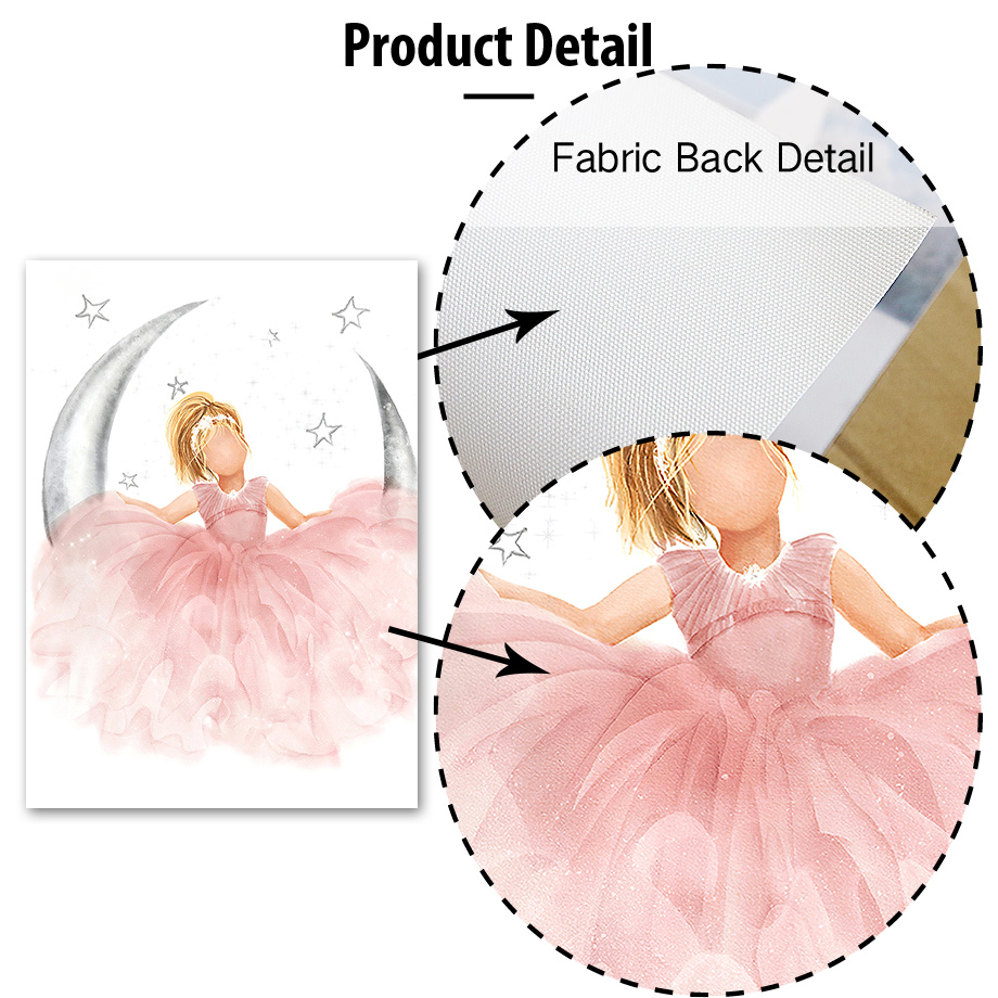 Pink Angel Girl Sun Moon Cloud - Baby Nursery Items incelemesi ve fiyatı