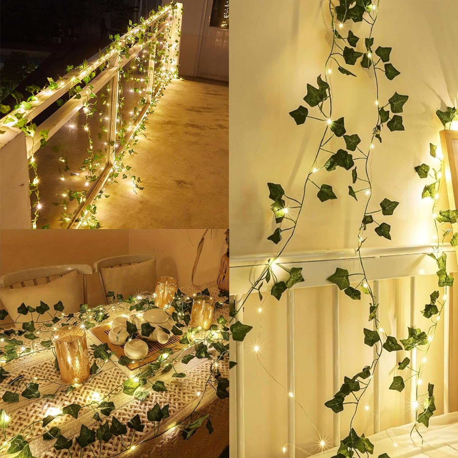 2M Green Leaf String Lights Ar - Baby Nursery Light incelemesi ve fiyatı