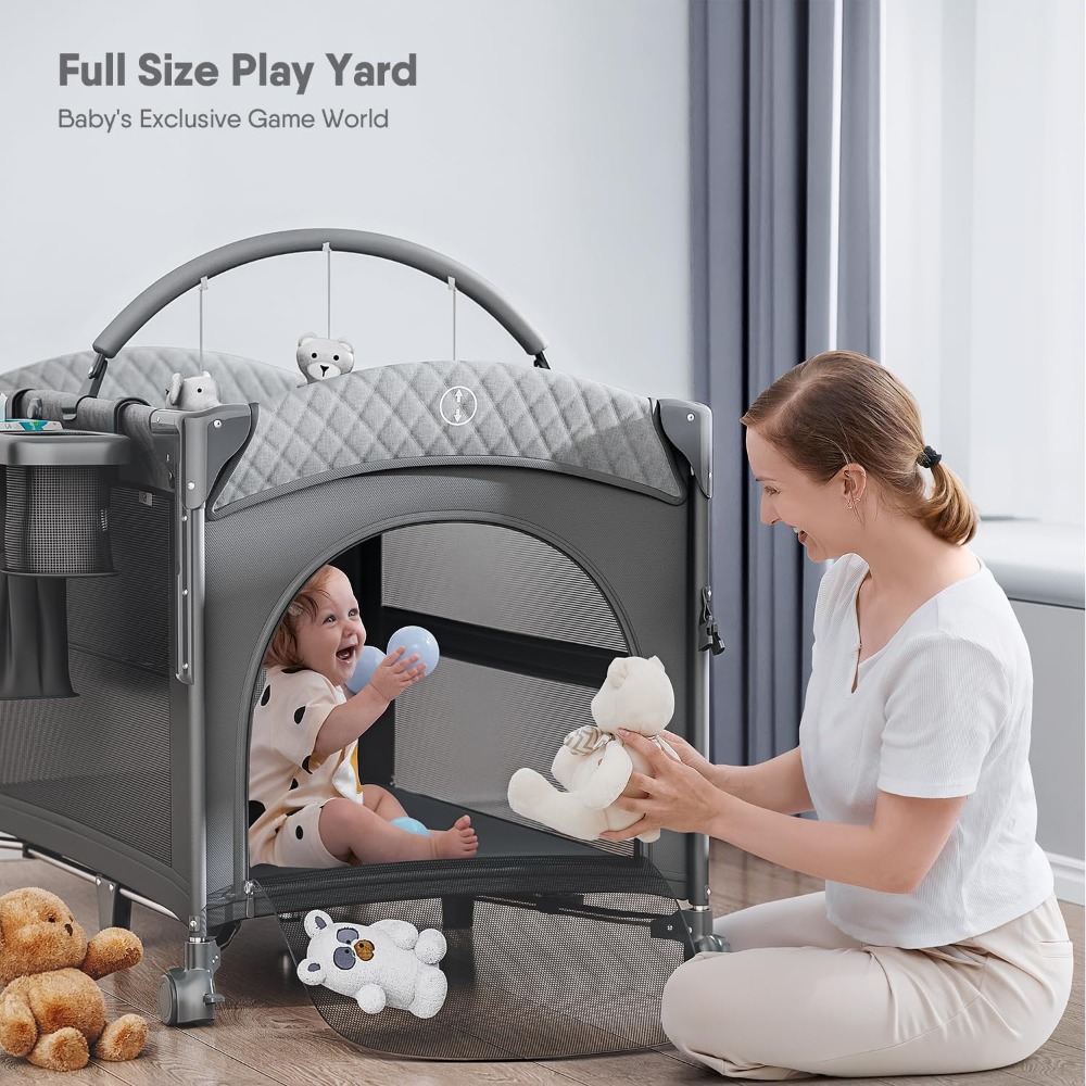 4 in 1 Baby Bassinet, Pack and - Bassinet Bedside Sleeper incelemesi ve fiyatı