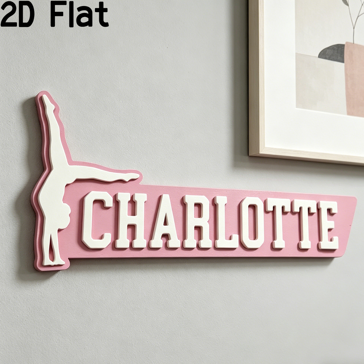 1Pc Custom GYM Sports Style Wo - Baby Nursery Wall Decor incelemesi ve fiyatı