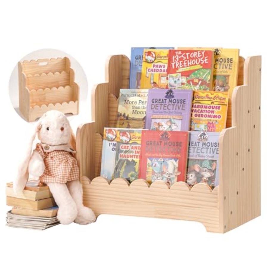 Bookshelf Storage 3-Tier Book  - Baby Nursery Bookcase incelemesi ve fiyatı