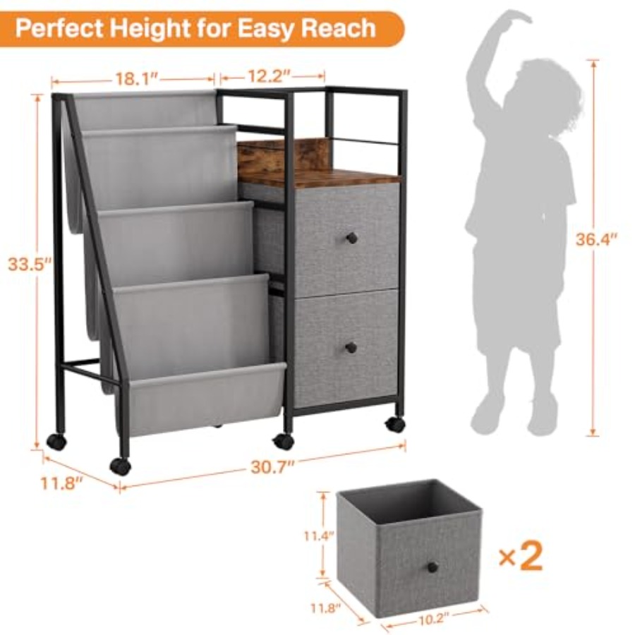 Book Shelf for Rooms Toddler B - Baby Nursery Bookcase incelemesi ve fiyatı