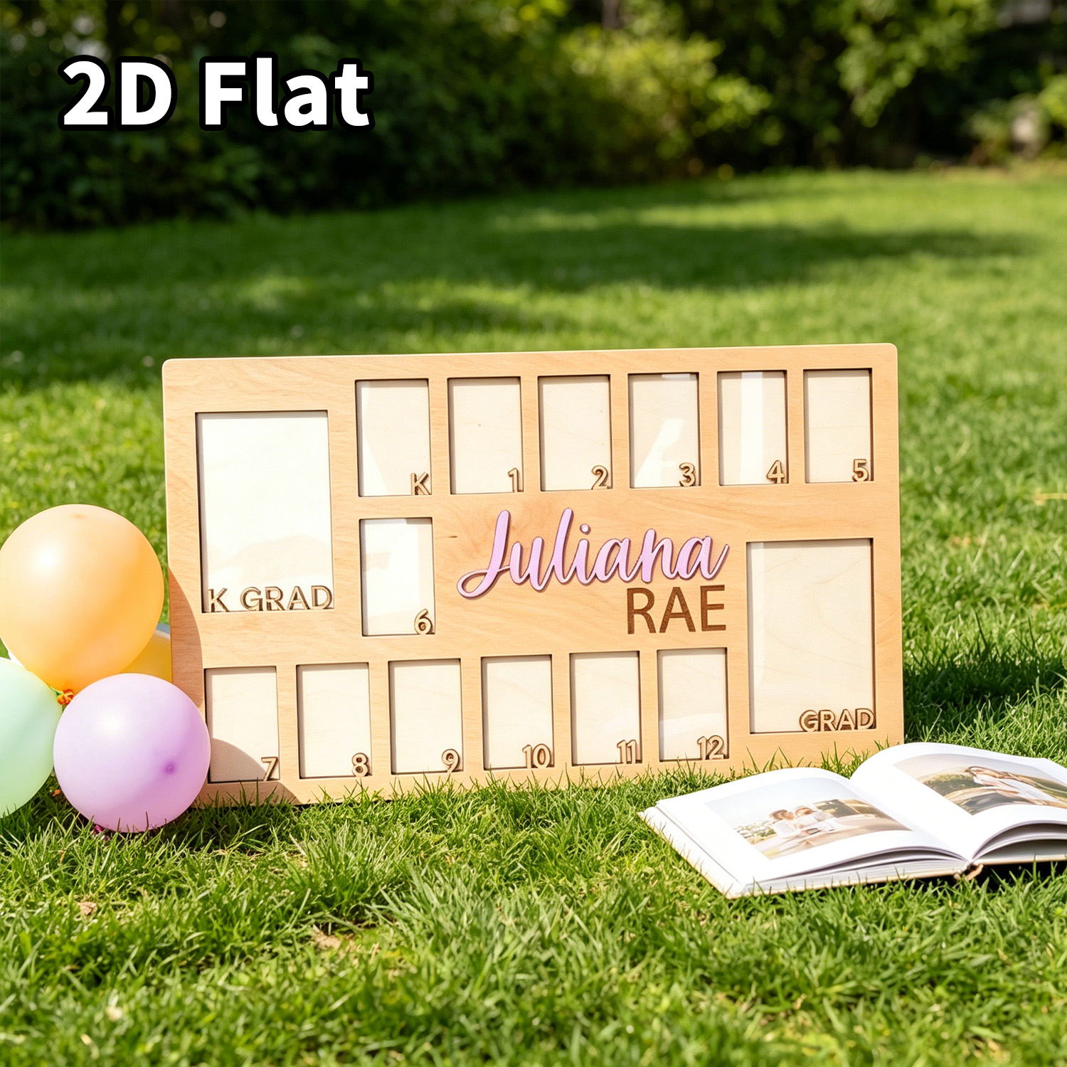 1Pc Custom Grade Photo Frame W - Baby Nursery Wall Decor incelemesi ve fiyatı