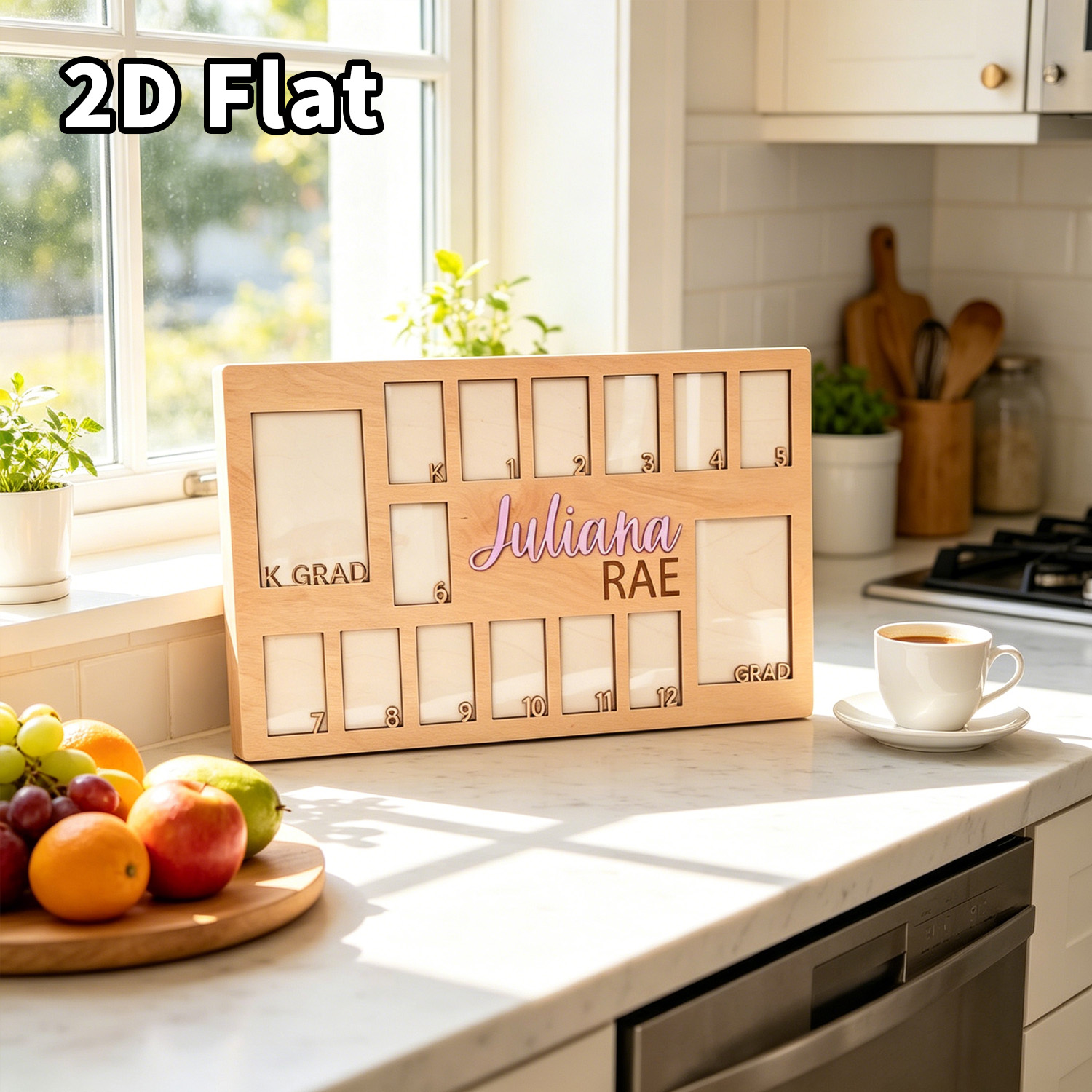 1Pc Custom Grade Photo Frame W - Baby Nursery Wall Decor incelemesi ve fiyatı