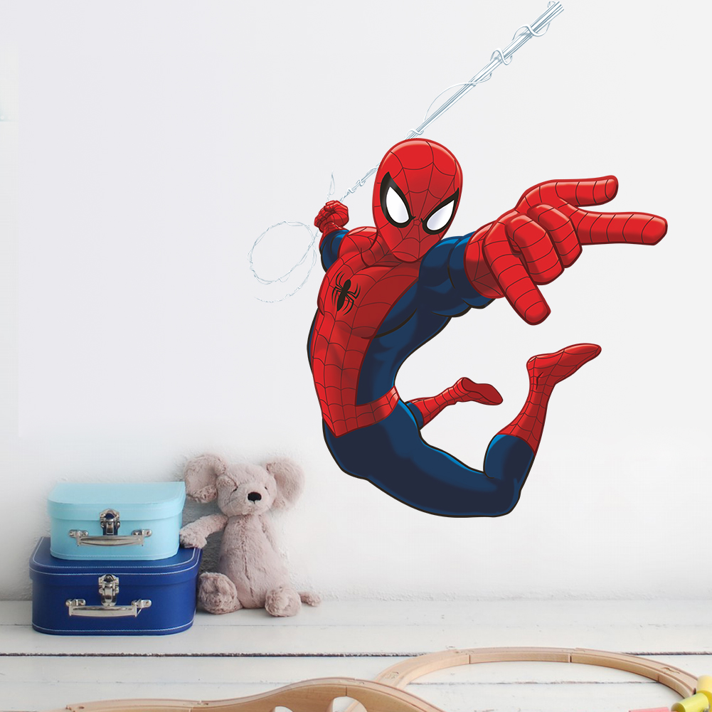 Creative Super Hero Spiderman  - Baby Nursery Wall Decals incelemesi ve fiyatı