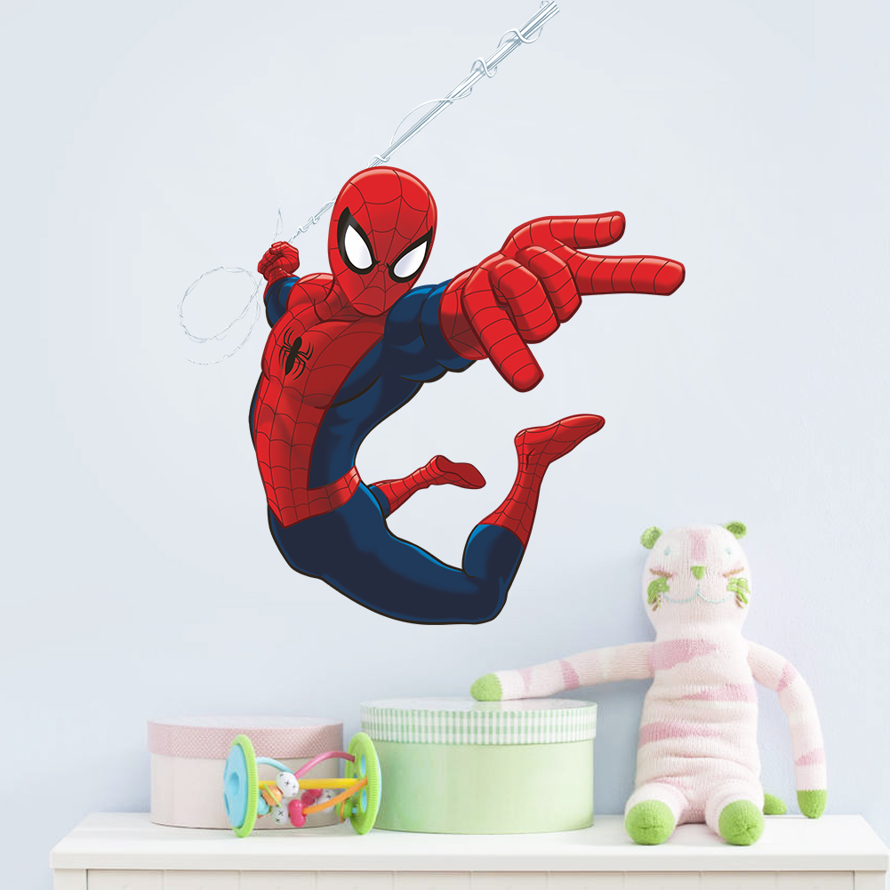 Creative Super Hero Spiderman  - Baby Nursery Wall Decals incelemesi ve fiyatı