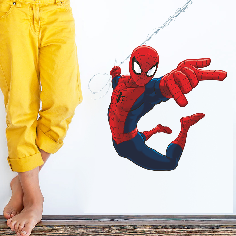 Creative Super Hero Spiderman  - Baby Nursery Wall Decals incelemesi ve fiyatı