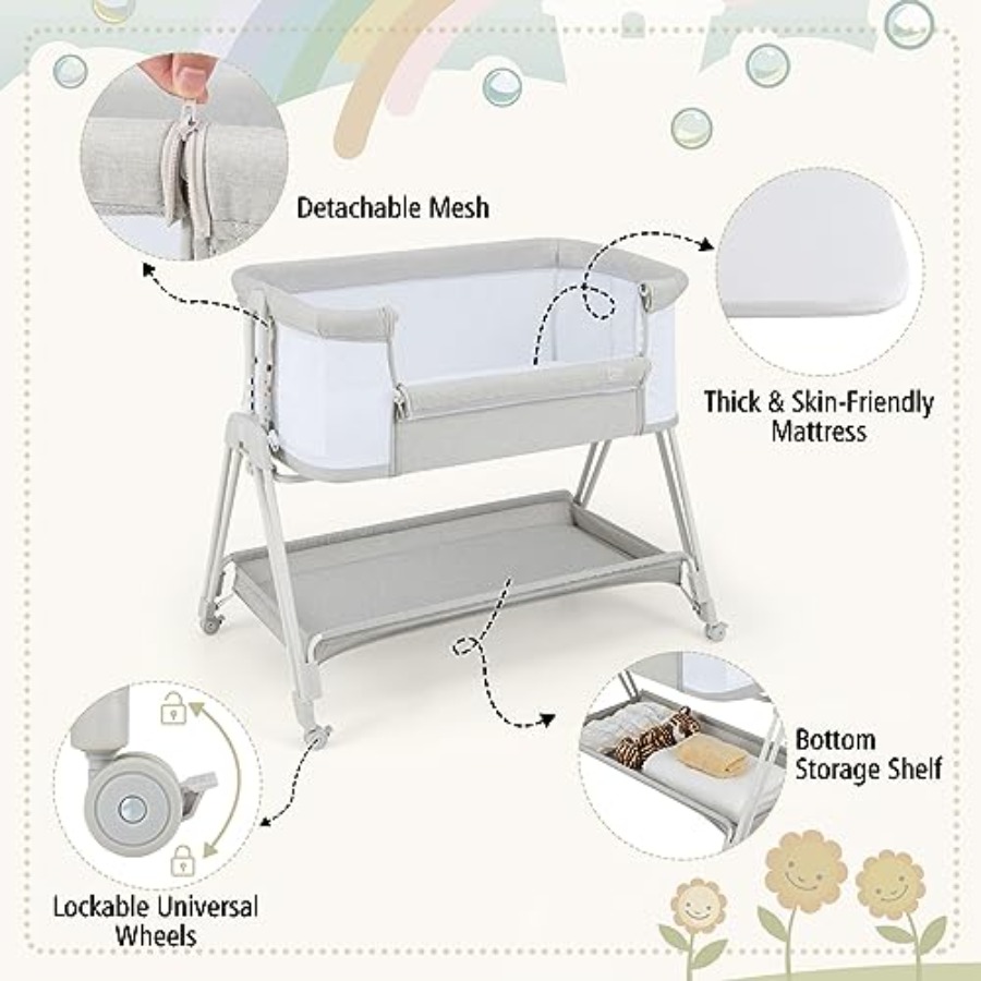 Bassinet Bedside Sleeper Easy  - Bassinet Bedside Sleeper incelemesi ve fiyatı