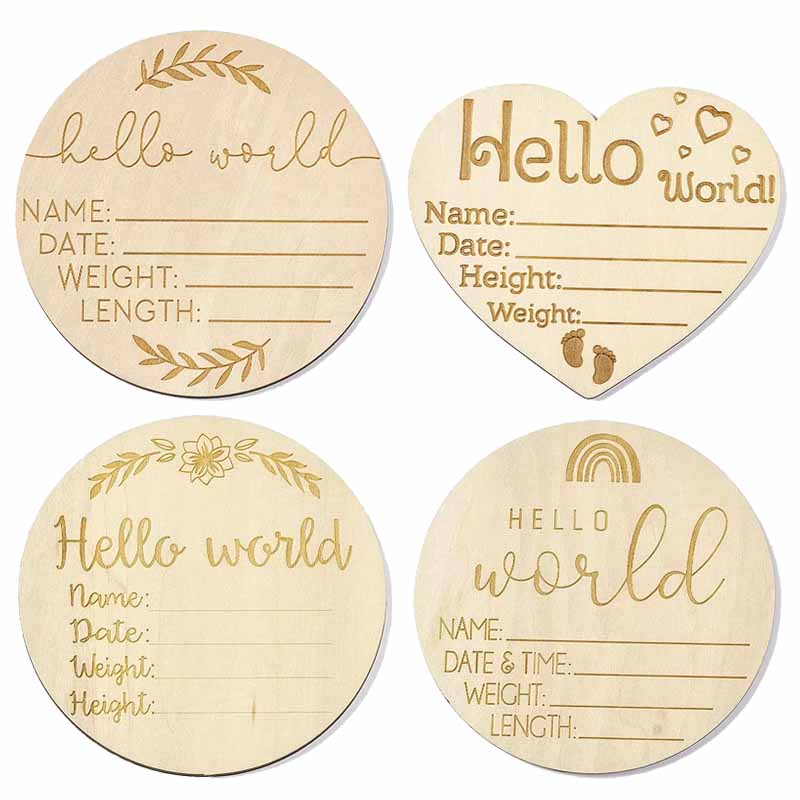 Wooden Baby Growth Souvenir Ca - Milestone Card Set incelemesi ve fiyatı