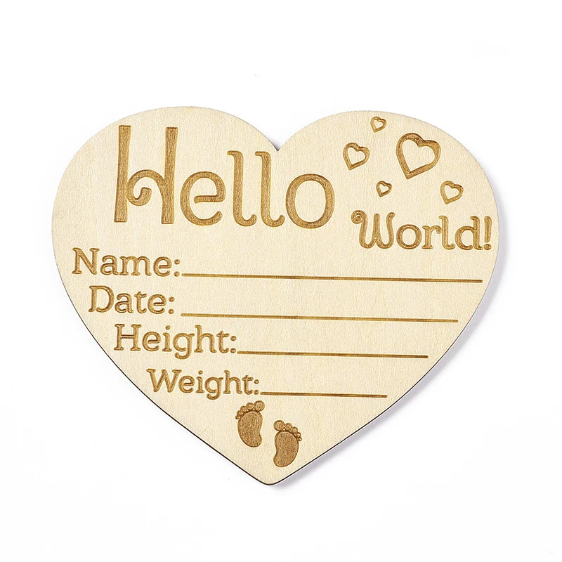Wooden Baby Growth Souvenir Ca - Milestone Card Set incelemesi ve fiyatı