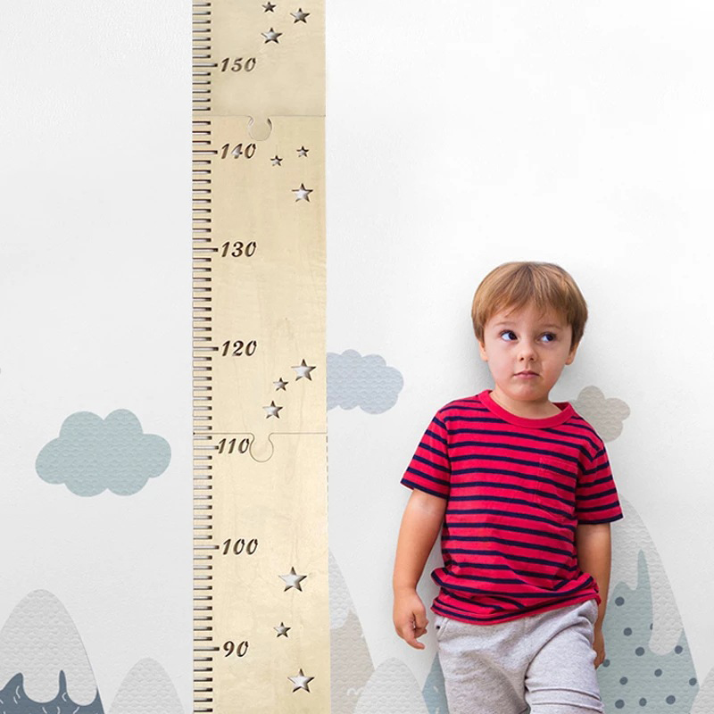5 Sheets Nordic Wooden Kids He - Baby Nursery Wall Decals incelemesi ve fiyatı