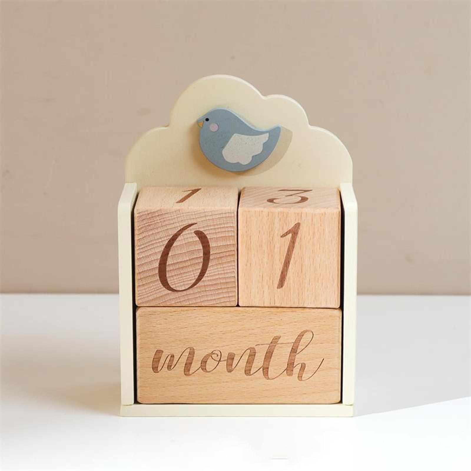 Wooden Baby Age Blocks Unique  - Baby Nursery Age incelemesi ve fiyatı