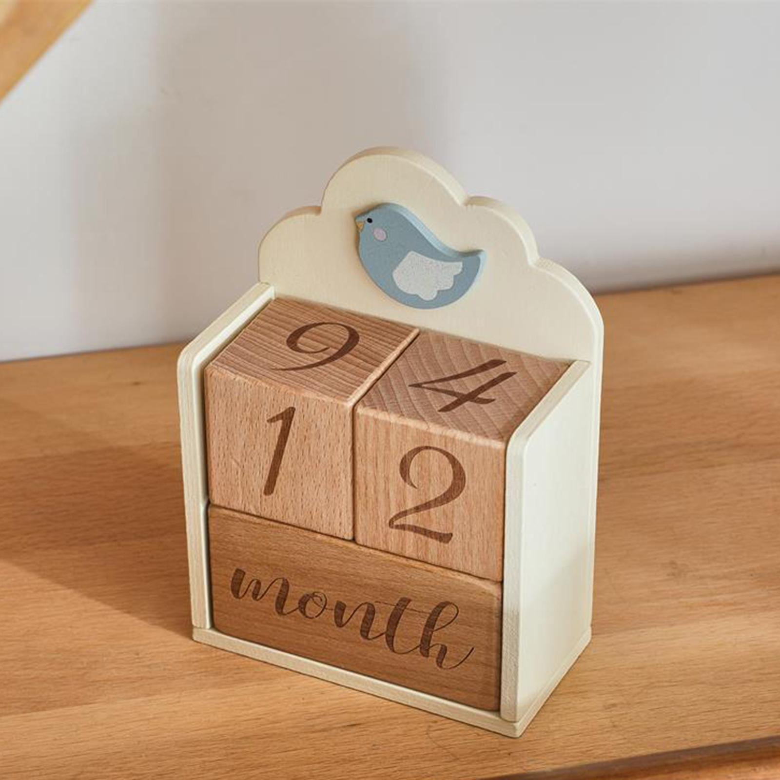Wooden Baby Age Blocks Unique  - Baby Nursery Age incelemesi ve fiyatı