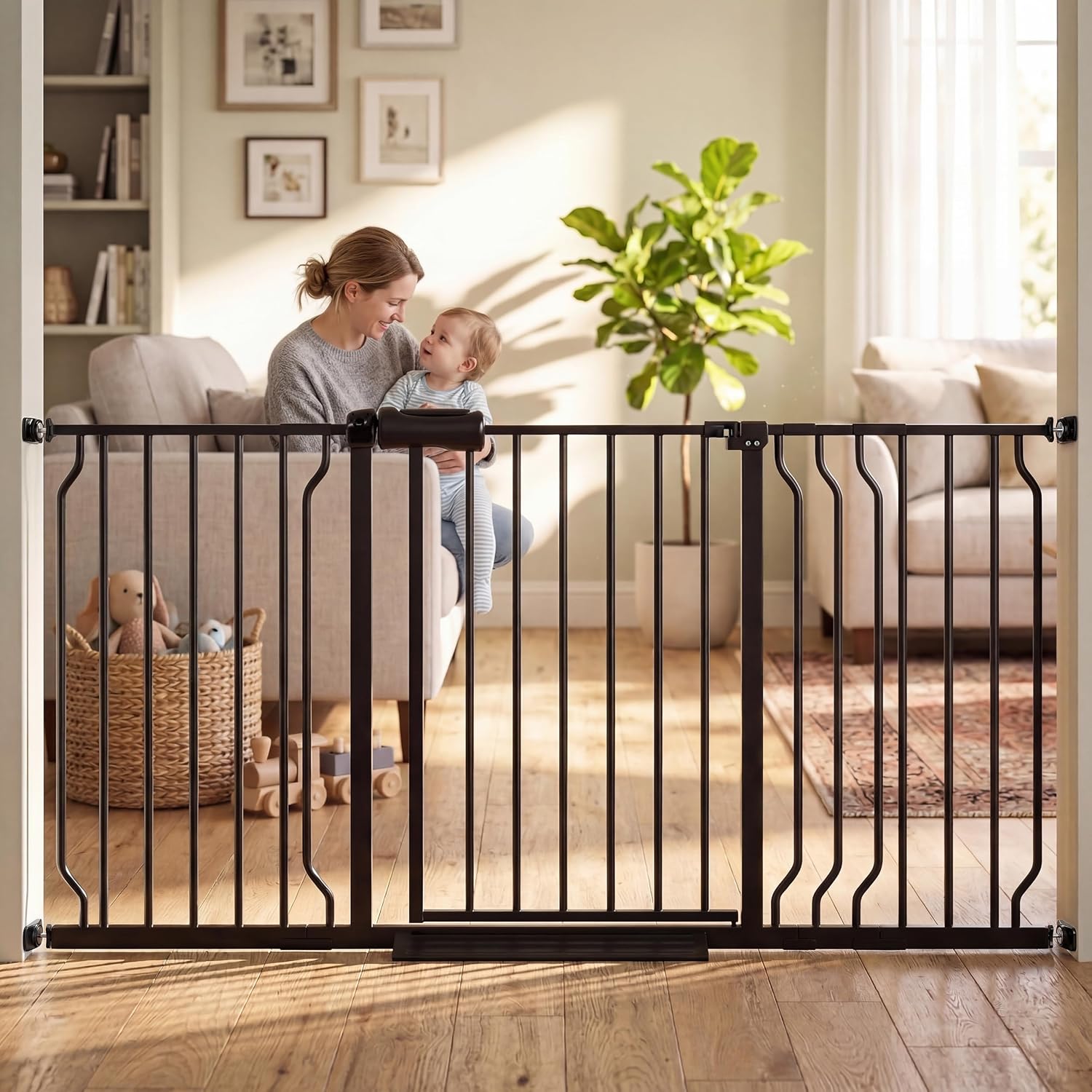 Extra Wide Baby Gate with Door - Baby Gate Extra Wide incelemesi ve fiyatı