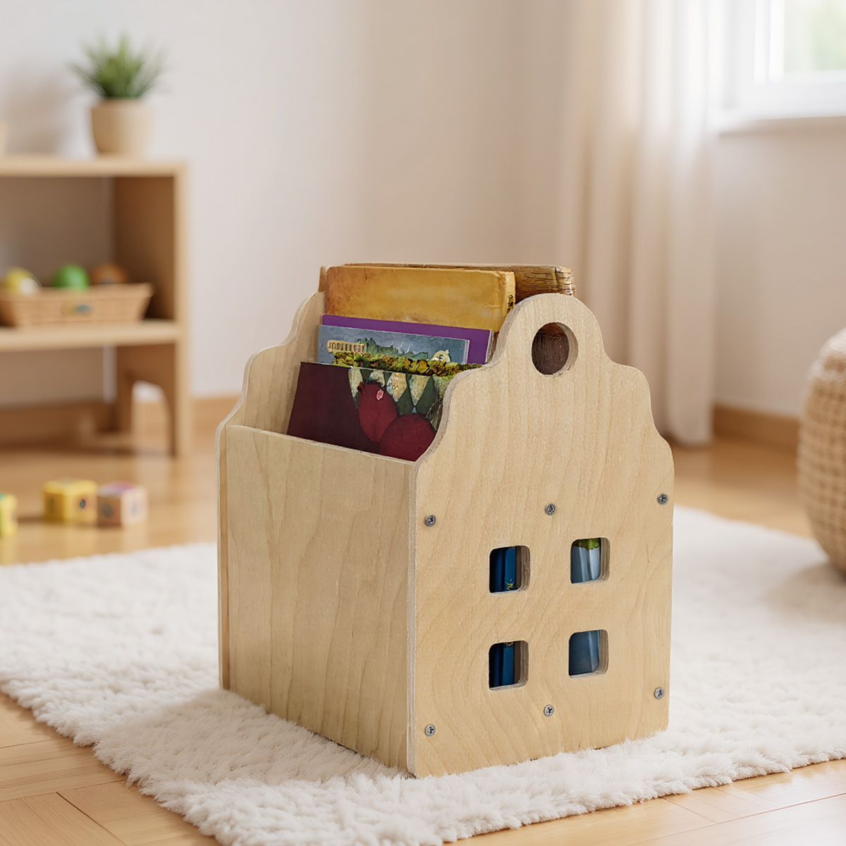 Toddler Bookshelf Double-Sided - Baby Nursery Bookcase incelemesi ve fiyatı