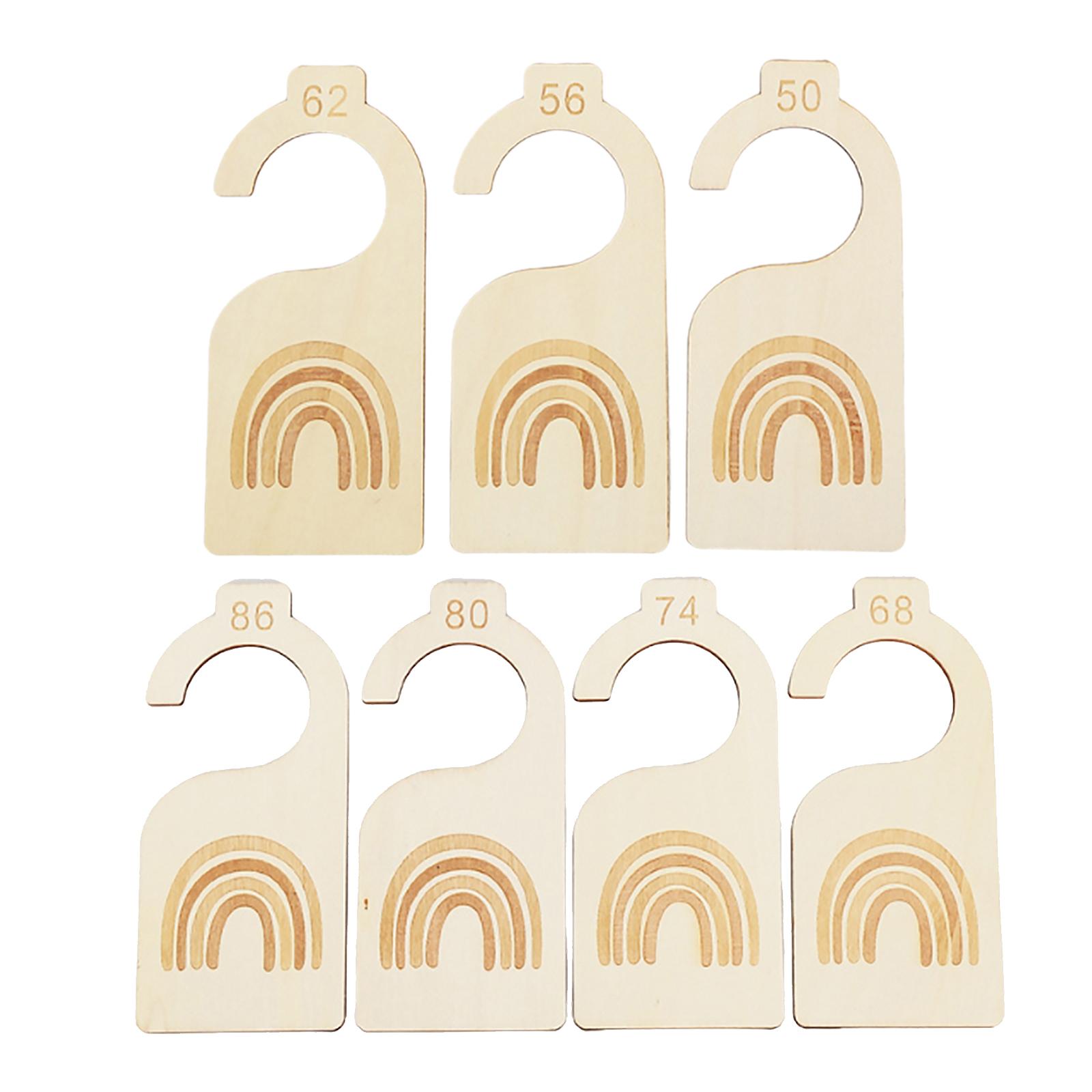 7x Baby Clothes Size Hanger Or - Baby Nursery Age incelemesi ve fiyatı