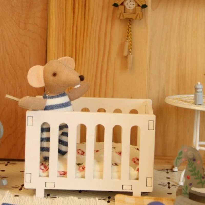 1:12 Scale Miniature Baby Crad - Baby Nursery Age incelemesi ve fiyatı
