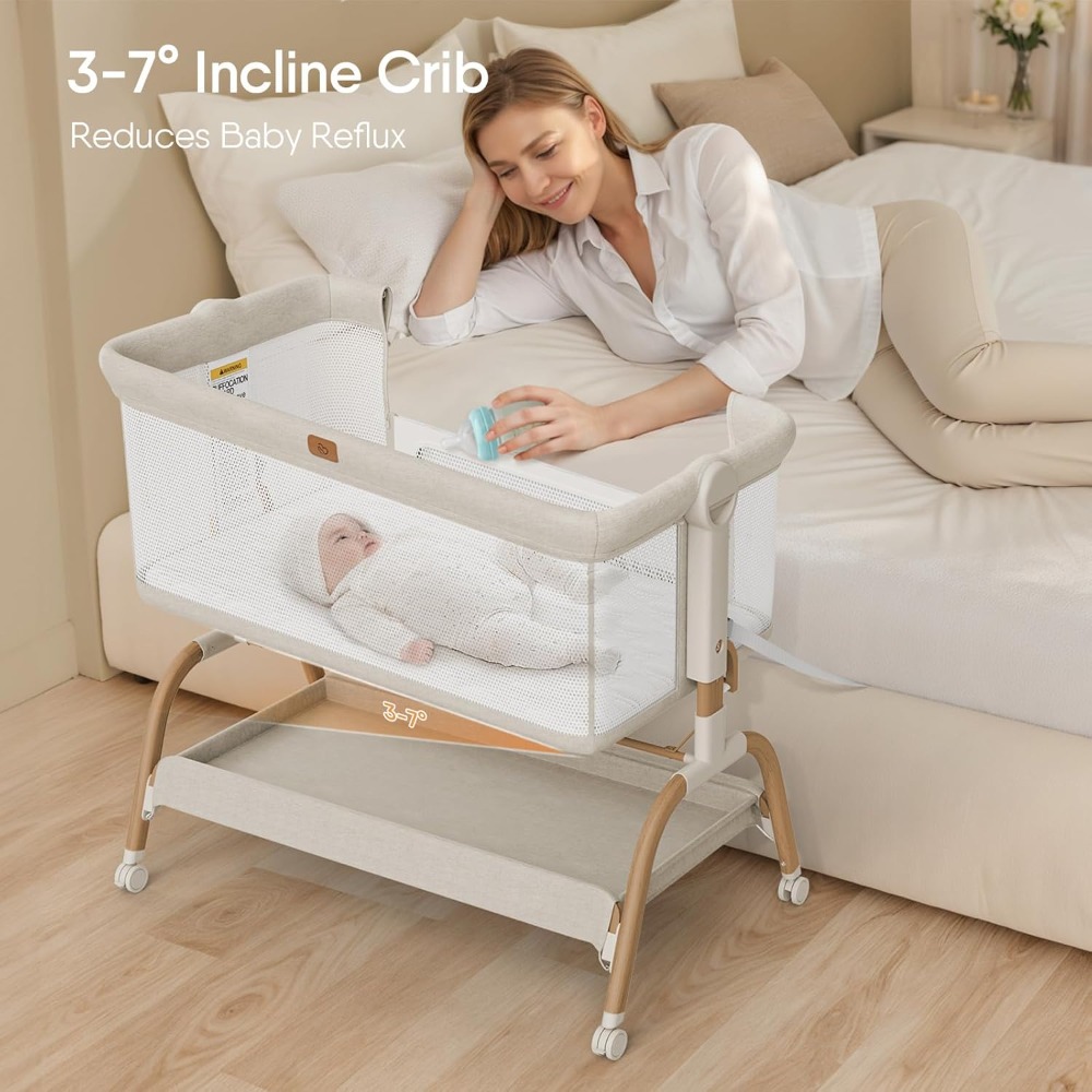 Bassinet Bedside Crib, 3-in-1  - Bassinet Bedside Sleeper incelemesi ve fiyatı