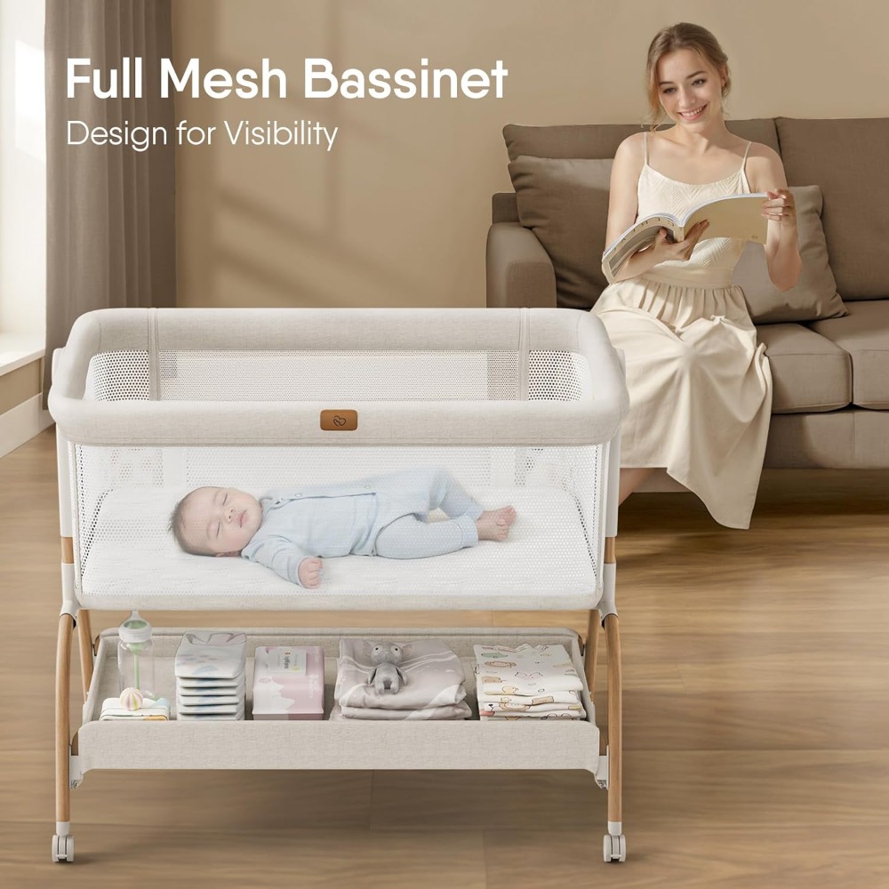 Bassinet Bedside Crib, 3-in-1  - Bassinet Bedside Sleeper incelemesi ve fiyatı