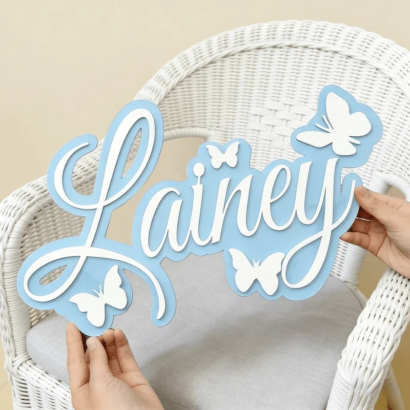 Personalized Baby Name Plaque, - Baby Nursery Wall Decor incelemesi ve fiyatı