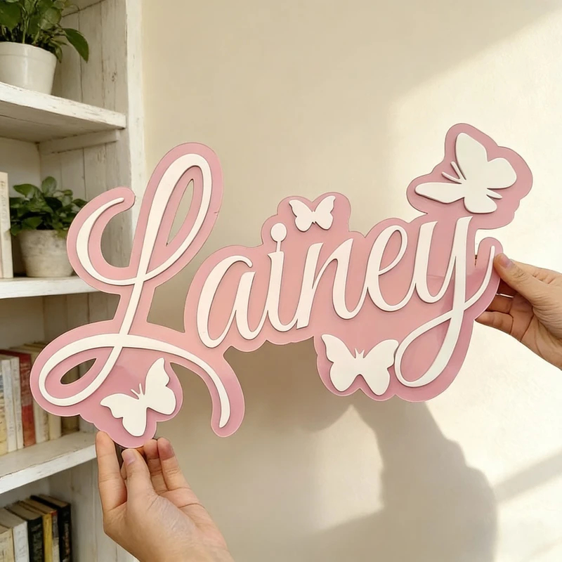 Personalized Baby Name Plaque, - Baby Nursery Wall Decor incelemesi ve fiyatı