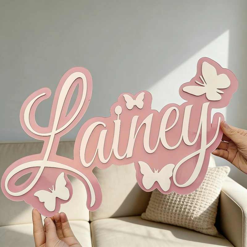 Personalized Baby Name Plaque, - Baby Nursery Wall Decor incelemesi ve fiyatı