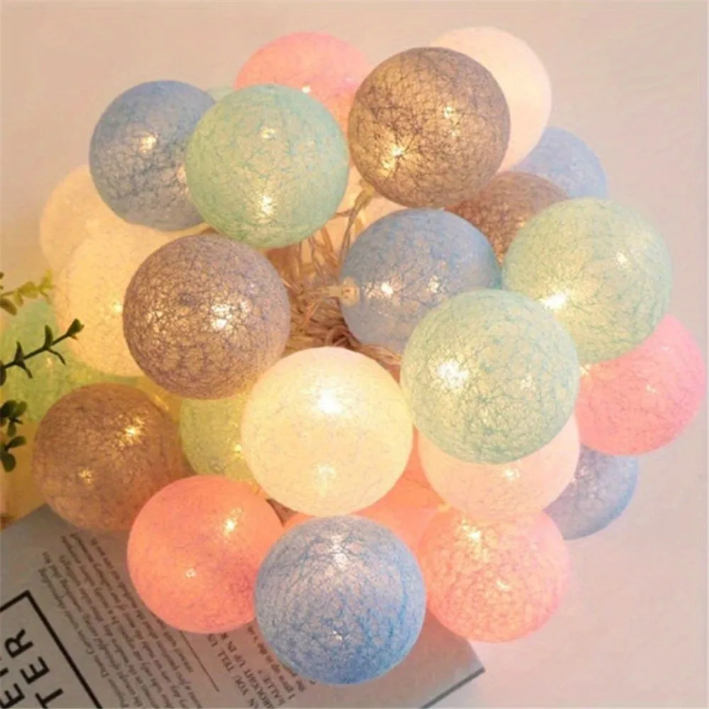 Halloween Cotton Garland Balls - Baby Nursery Light incelemesi ve fiyatı