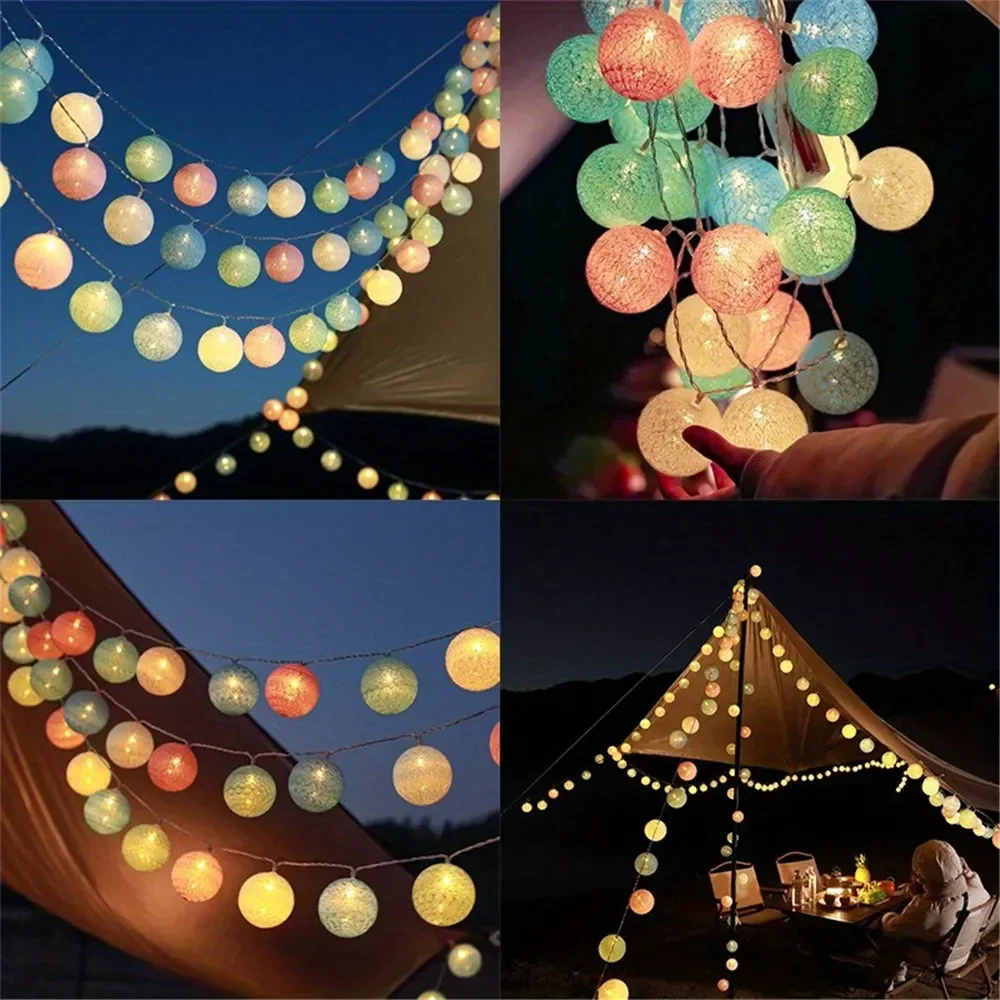 Halloween Cotton Garland Balls - Baby Nursery Light incelemesi ve fiyatı