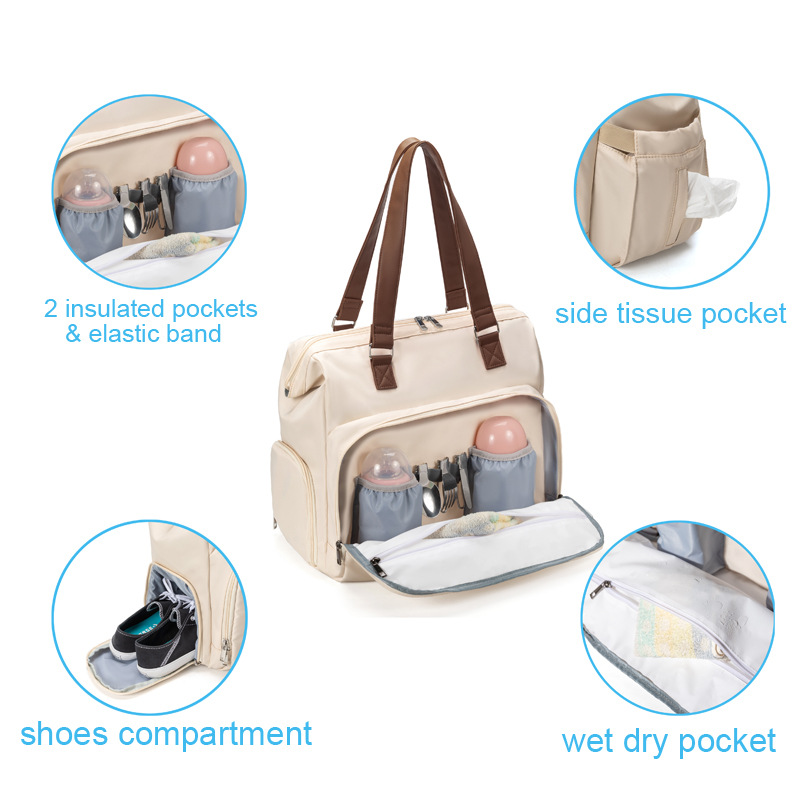 3pcs/set Baby Diaper Bag Baby  - Baby Nursery Backpack incelemesi ve fiyatı