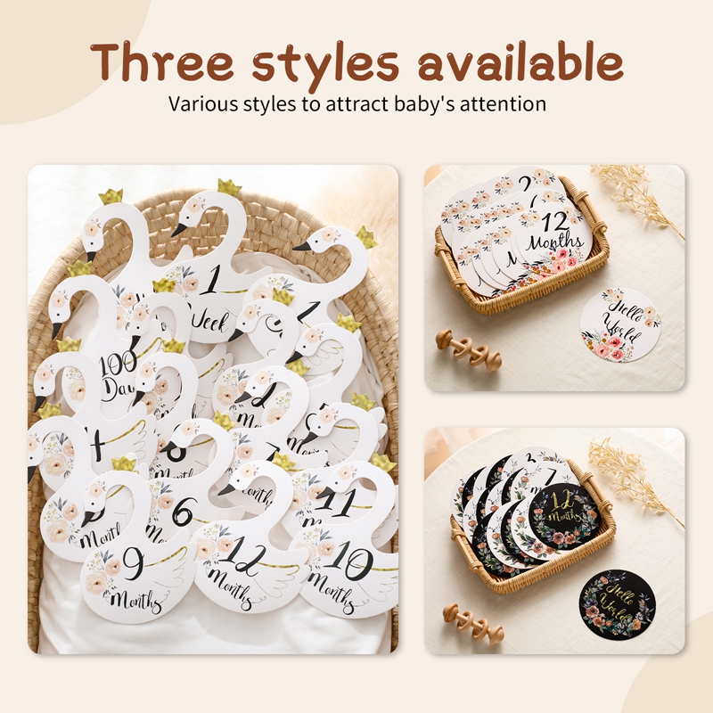 Baby Number Milestone Monthly  - Milestone Card Set incelemesi ve fiyatı