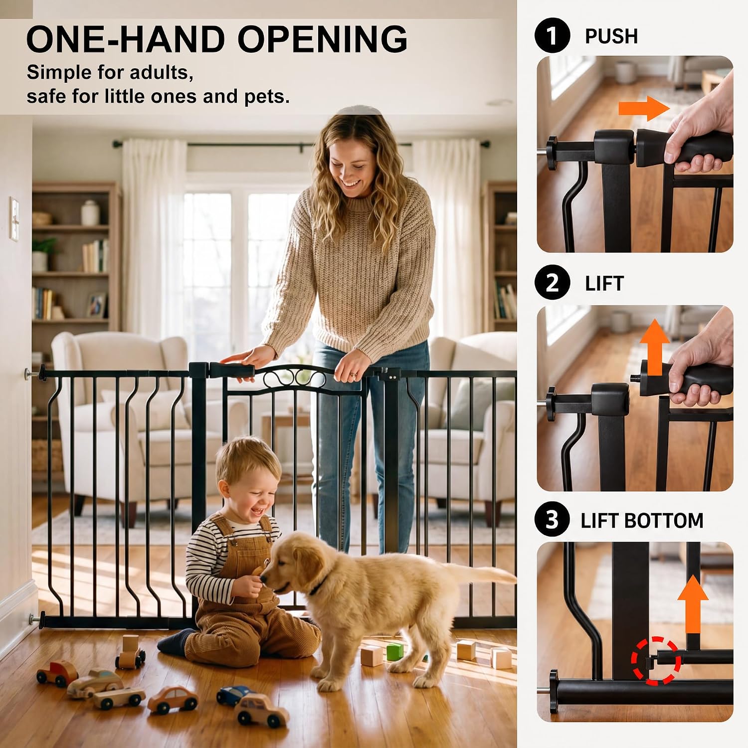 67-81in Extra Wide Baby & Dog  - Baby Gate Extra Wide incelemesi ve fiyatı