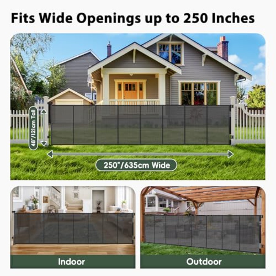 Outdoor retractable baby gate  - Baby Gate Extra Wide incelemesi ve fiyatı
