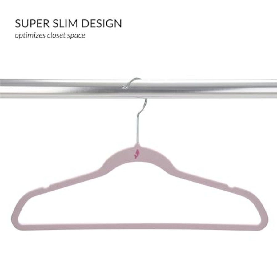 Velvet Hangers Slim Non-Slip D - Baby Nursery Closet Organization incelemesi ve fiyatı