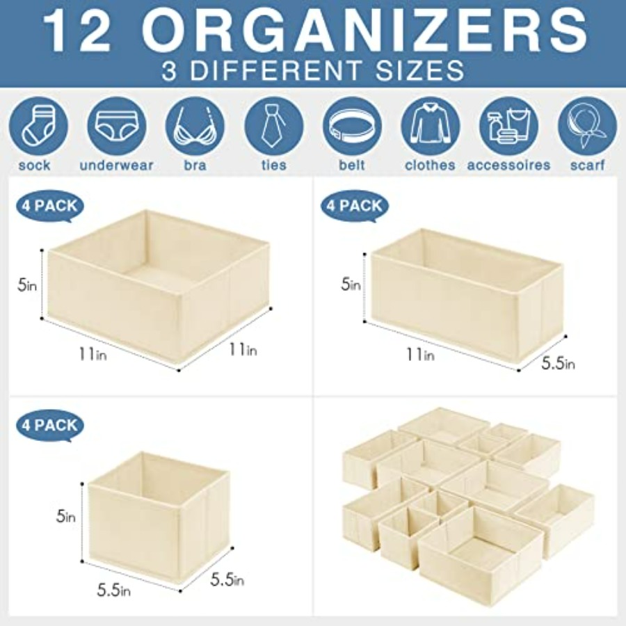 Drawer Organizer Clothes, Dres - Baby Nursery Closet Organization incelemesi ve fiyatı