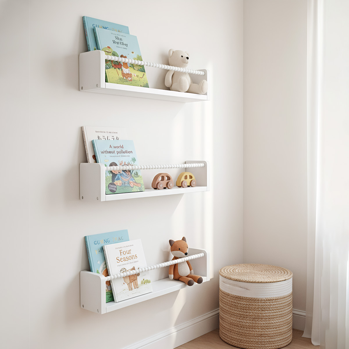 Nursery Book Shelves ,15.7 Inc - Baby Nursery Bookcase incelemesi ve fiyatı