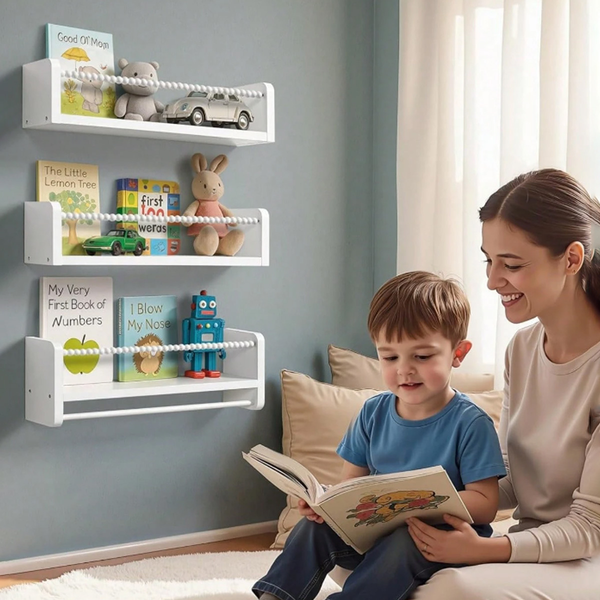 Nursery Book Shelves ,15.7 Inc - Baby Nursery Bookcase incelemesi ve fiyatı