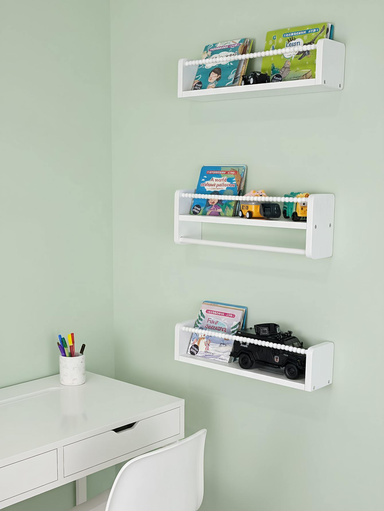 Nursery Book Shelves ,15.7 Inc - Baby Nursery Bookcase incelemesi ve fiyatı