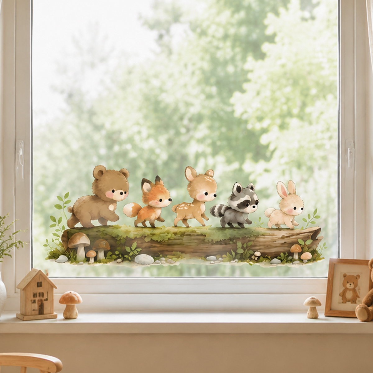 Nursery Forest Animals Window  - Baby Nursery Items incelemesi ve fiyatı