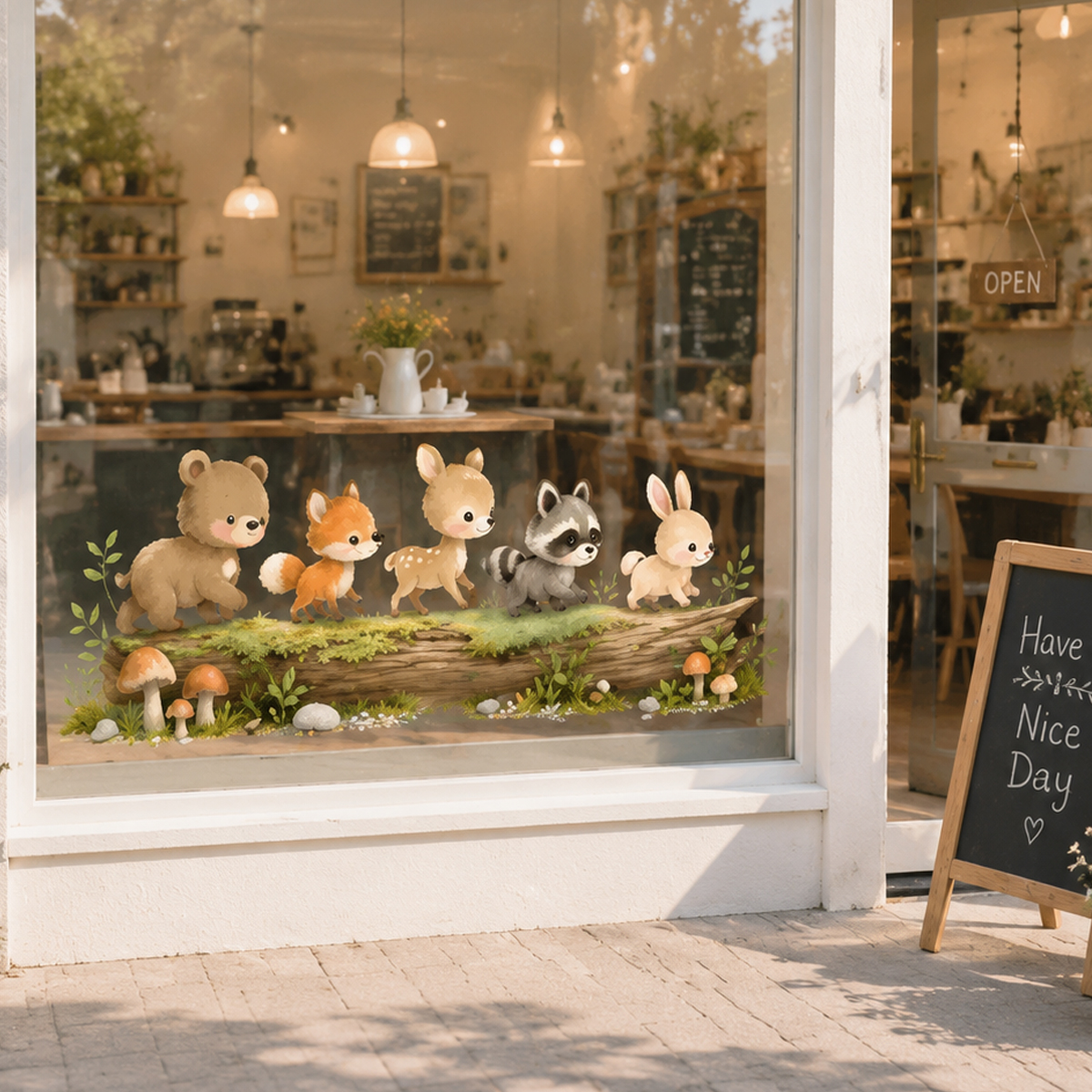Nursery Forest Animals Window  - Baby Nursery Items incelemesi ve fiyatı