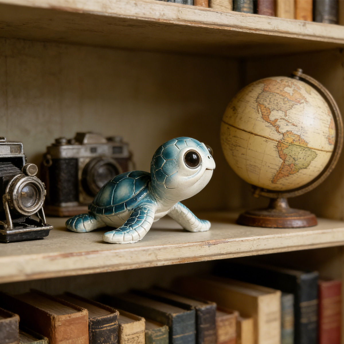 1Pc Resin Ornament, Sea Turtle - Baby Nursery Bookcase incelemesi ve fiyatı