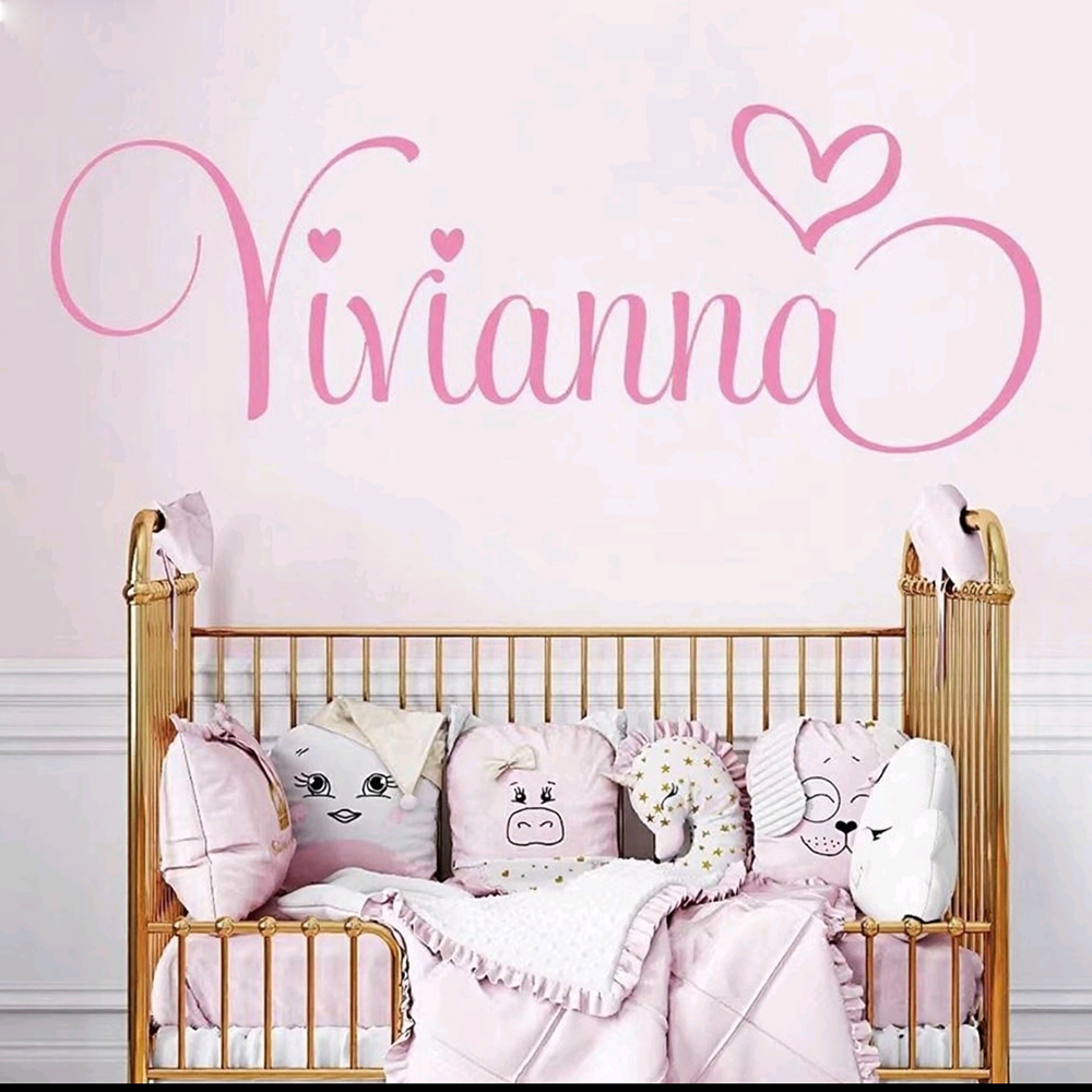 Personalised Name Wall Sticker - Baby Nursery Wall Decals incelemesi ve fiyatı