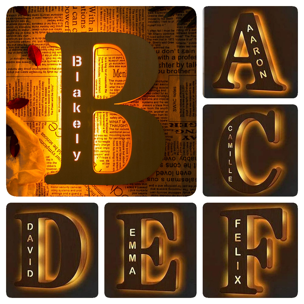 Personalized Wall Decor 26 Let - Baby Nursery Light incelemesi ve fiyatı